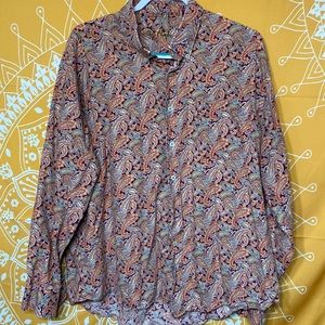 ALAN FLUSSER Button down Paisley Shirt